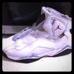 Men’s Jordan true flights white cement color